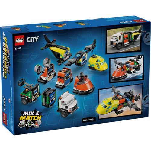 LEGO 60505 Remix: Avión, Camión Técnico y Aeordeslizador