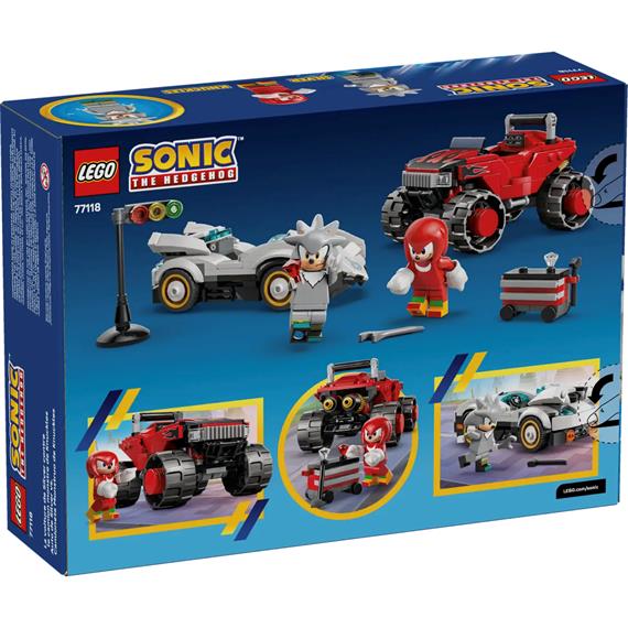 LEGO 77118 Coche de Silver versus Monster Truck de Knuckles