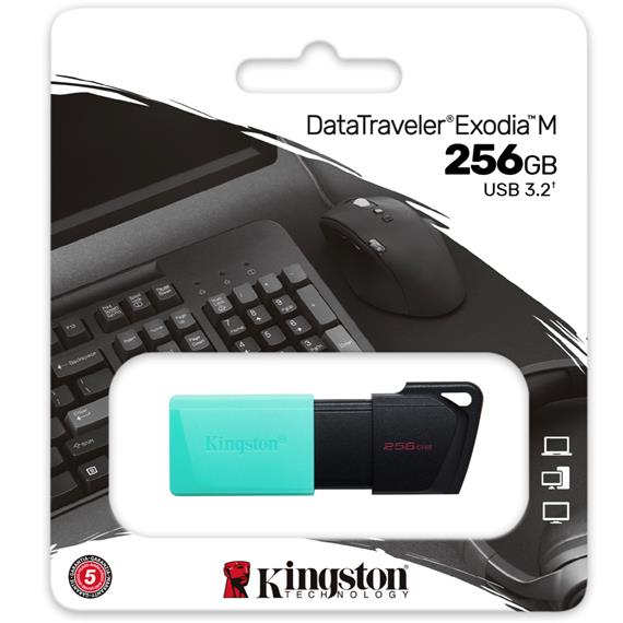 Memoria USB 256GB 3.2 Kingston Datatraveler Exodia M