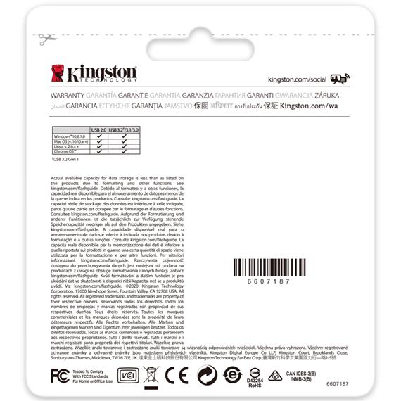Memoria USB 256GB 3.2 Kingston Datatraveler Exodia M