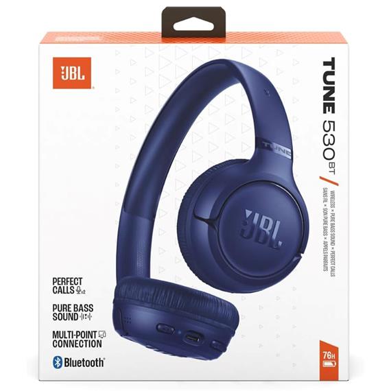 Jbl Tune 530 BT Auricular Inalámbrico con Batería 76h Blue