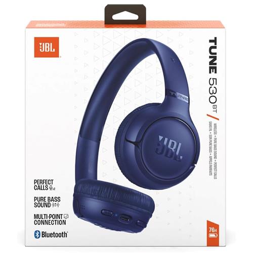 Jbl Tune 530 BT Auricular Inalámbrico con Batería 76h Blue