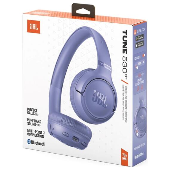 Jbl Tune 530 BT Auricular Inalámbrico con Batería 76h Lavander