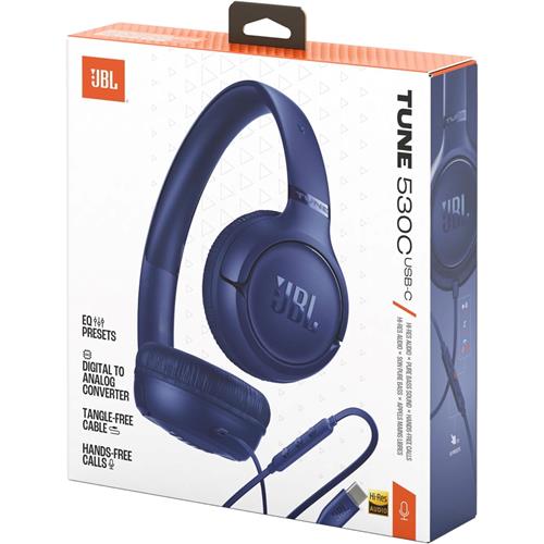 Jbl Tune 530C Auricular con Cable USB-C Blue