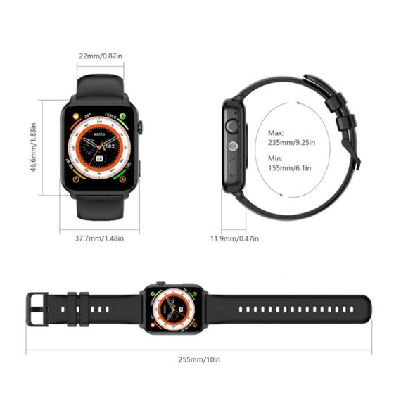 Blackview R30 Max Smartwatch con llamadas, Pulsómetro y Oxímetro