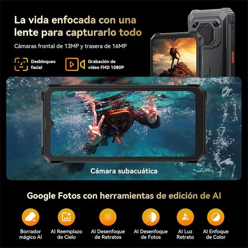 Blackview BV6200 Plus 6.56" 8+16GB128GB Rugerizado NFC