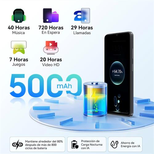 Blackview Wave 9C 6.56" 4GB+8GB 128GB 13Mpx Negro