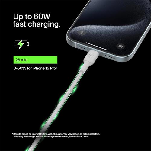 Cable USB-C aUSB-C Belkin 1 Metro Pack 2 Unidades (CAB004BT1MWH2PK)