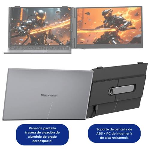 Monitor Portátil USB-C Blackview SCM6 14" FHD 60Hz Altavoz