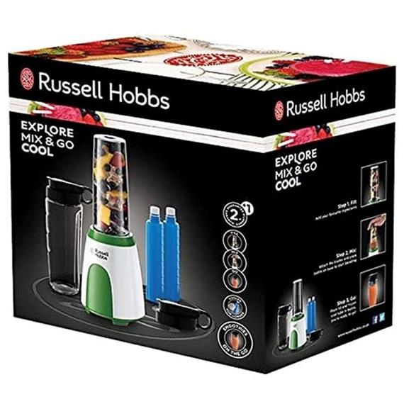Russell Hobbs 25160-56RH Batidora de Vaso Mix & Go Cool