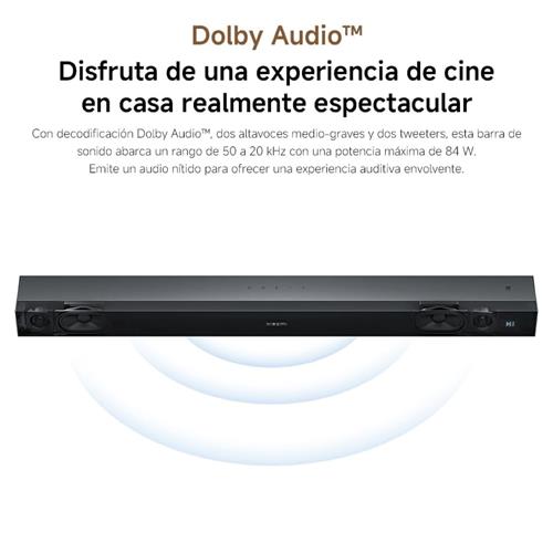 Barra de Sonido Xiaomi Sound Bar Pro 2.0 84W Bluetooth y Dolby Audio