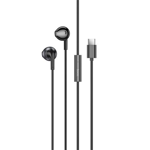 Hoco M115 Auricular con Micrófono y Conexión USB-C Negro