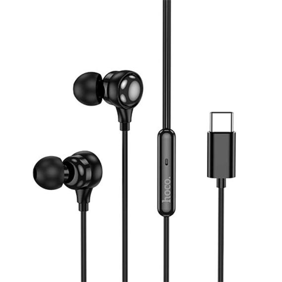 Hoco M116 Auricular con Micrófono y Conexión USB-C Negro