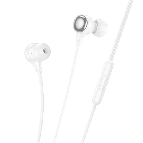 Hoco M116 Auricular con Micrófono y Conexión USB-C Blanco