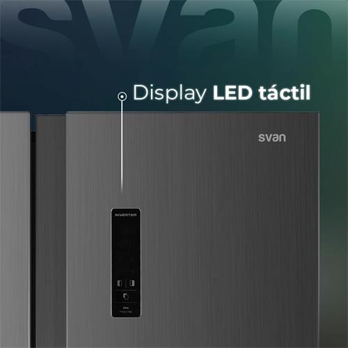 Svan SA18901ENFX Frigorífico Americano 177x90x59cm Inox