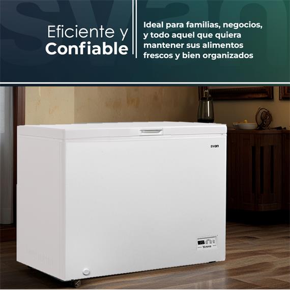 Svan SCH2002EDC Congelador Horizontal Ciclico 198L 85X91X56cm Blanco