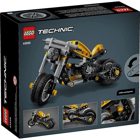 LEGO 42225 Yellow Motorcycle