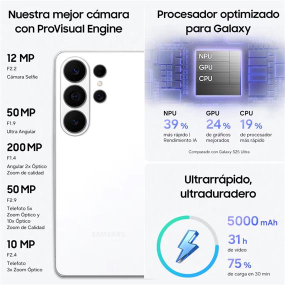 Samsung Galaxy S26 Ultra 5G 12GB 512GB White (SM-S948)