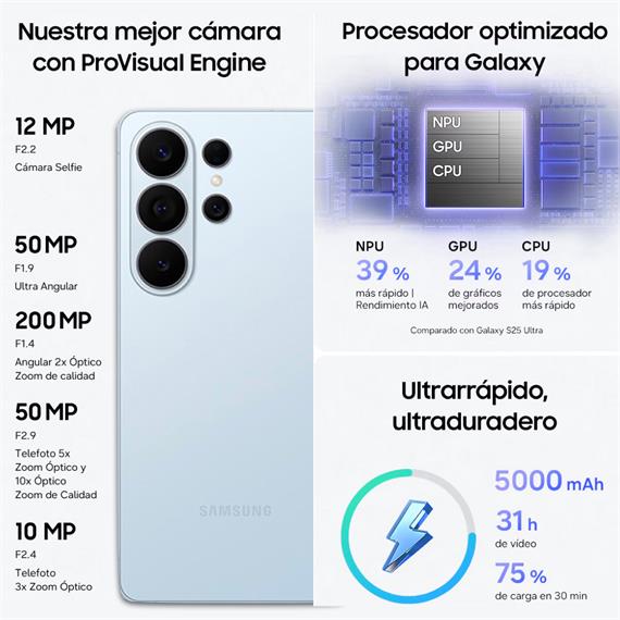 Samsung Galaxy S26 Ultra 5G 16GB 1TB Sky Blue (SM-S948)