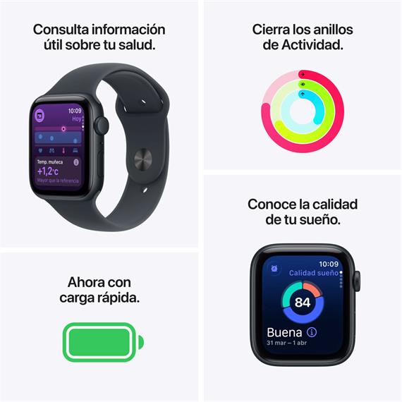 Apple Watch SE 3 GPS 40mm Starlight Aluminium M/L (MEH54QL/A)