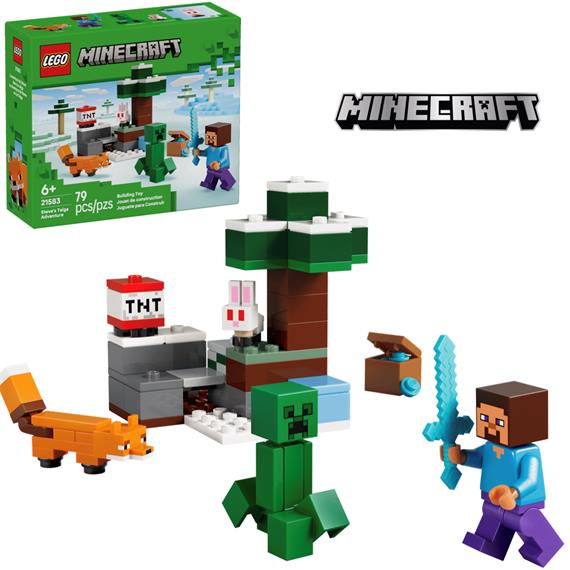 LEGO 21583 Steve´s Taiga Adventure