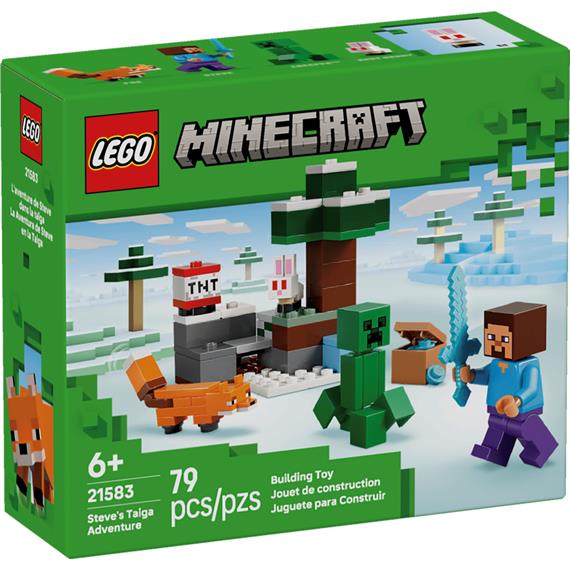 LEGO 21583 Steve´s Taiga Adventure