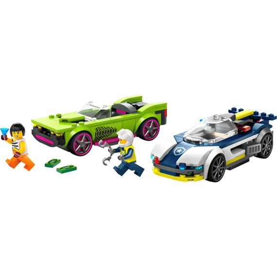 LEGO 60415 City Coche de Policía y Potente Deportivo