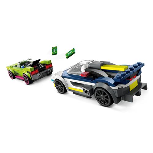 LEGO 60415 City Coche de Policía y Potente Deportivo