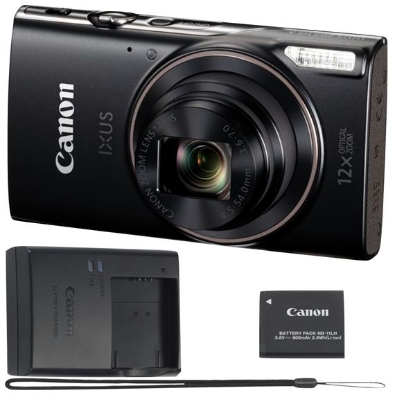 Canon Ixus 285 HS A Cámara Compacta Digital 12x Zoom Negra