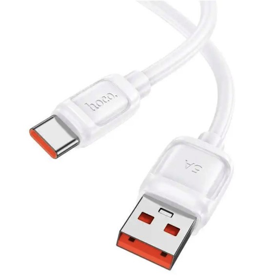 Cable USB-A a USB-C Hoco X115 Surpass 100W 1 Metro Blanco