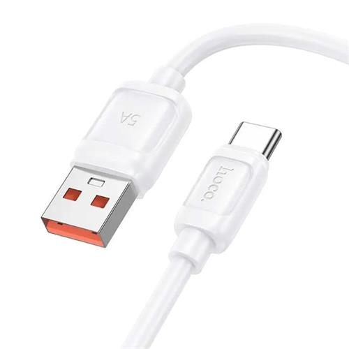Cable USB-A a USB-C Hoco X115 Surpass 100W 1 Metro Blanco