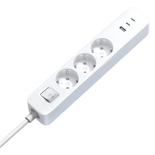 Xiaomi 20W Power Strip - Regleta de Enchufes con USB 20W (BHR07UK)