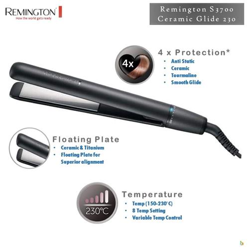 Remington S3700 Plancha de Pelo Ceramica con 230º