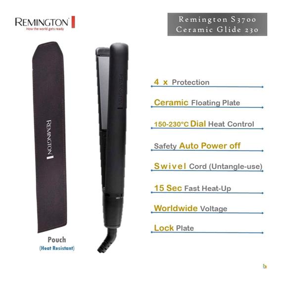 Remington S3700 Plancha de Pelo Ceramica con 230º