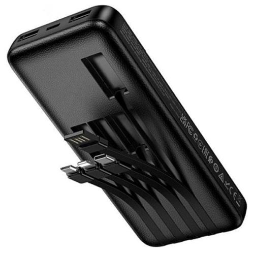 Hoco J163 Powerbank 10.000mAh con 4 tipos de Cables Incluidos