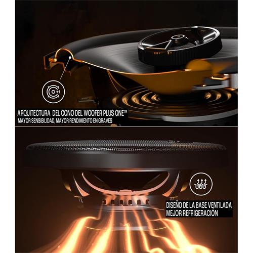 Jbl Club 34F Juego de Altavoces Coaxiales de 2 Vias 3.5" Hasta 150W