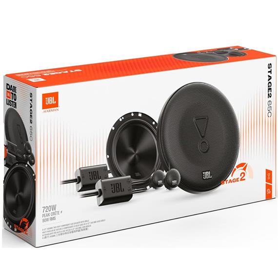 Jbl Stage2 65C Gen 2 Altavoces de 6.5" Con Vías Separadas y Hasta 720W