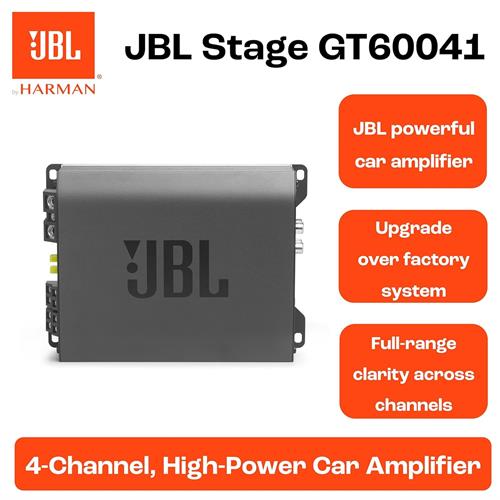 Jbl Stage GT60041 Amplificador de 4 Canales con Hasta 1240W