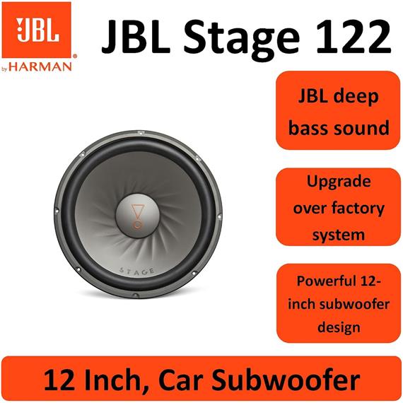 Jbl Stage 122 Subwoofer de 12" con Hasta 1.000W de Potencia