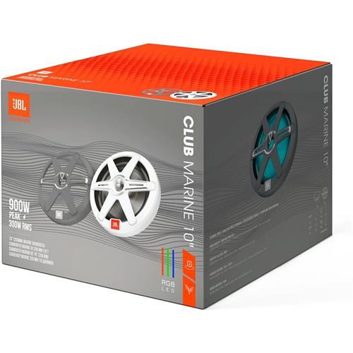 Jbl Marine Club 102 Subwoofer Marino de 10" con Hasta 600W y Luces Led