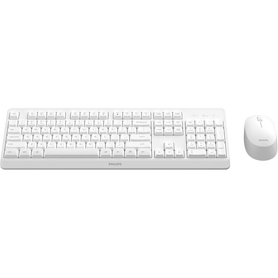 Philips SPT6307WL Combo Inalámbrico Teclado+ Ratón Blanco