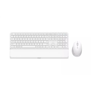Philips SPT6607W Combo Inalámbrico Teclado+ Ratón Reposamuñecas Blanco