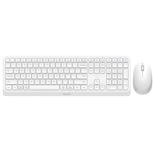 Philips SPT6407W Teclado Inalámbrico + Ratón Blanco