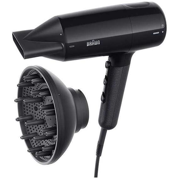 Braun BRHD225E Secador de Pelo con Difusor 2.200W Super Iontec