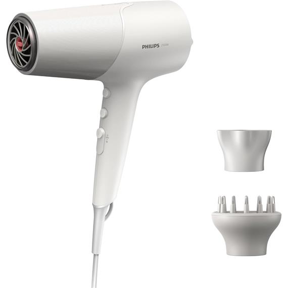 Philips BHD501/20 Secador de Pelo 2.100W con DIfusor Blanco
