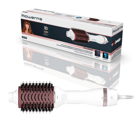 Rowenta CF6135F0 Cepillo de Aire Caliente 3D para Cabello Seco y Mojado