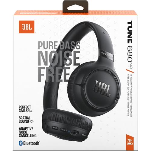 Jbl Tune 680 Auriculares Inalámbricos con Cancelación Ruido Negro