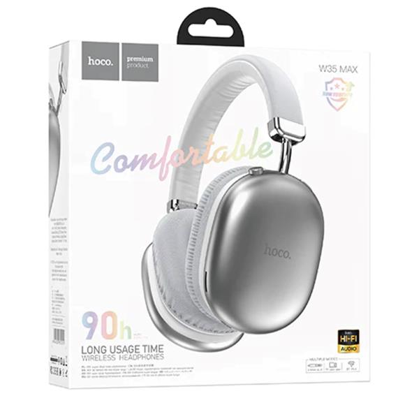 Hoco W55 Plus Auricular Bluetooth con Cancelación de Ruido Silver