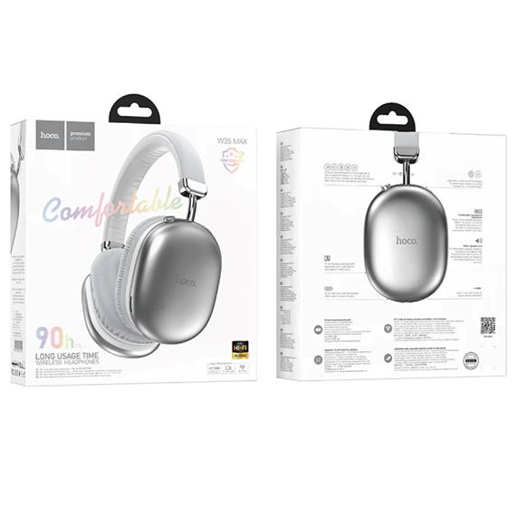 Hoco W55 Plus Auricular Bluetooth con Cancelación de Ruido Silver
