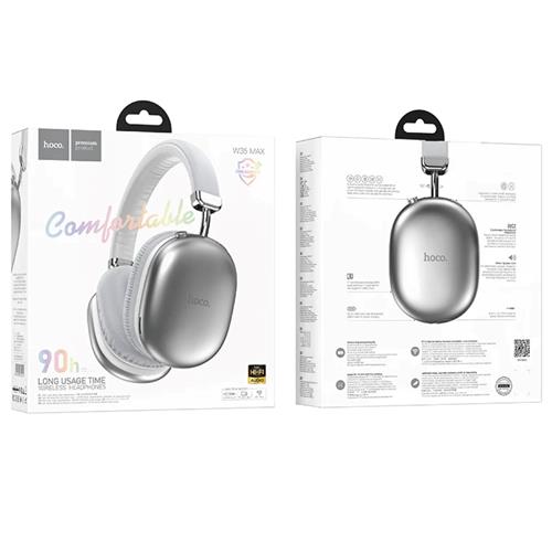Hoco W55 Plus Auricular Bluetooth con Cancelación de Ruido Silver